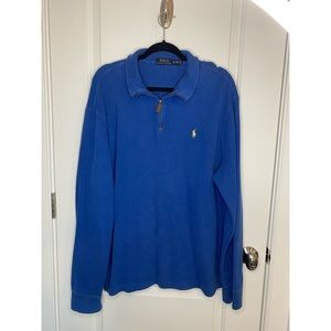 Ralph Lauren Polo Royal Blue Quarter Zip Sweater